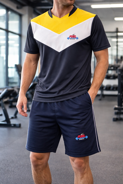 T-Shirt & Shorts Set Yellow