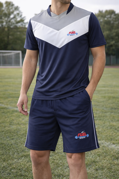 T-Shirt & Shorts Set Grey