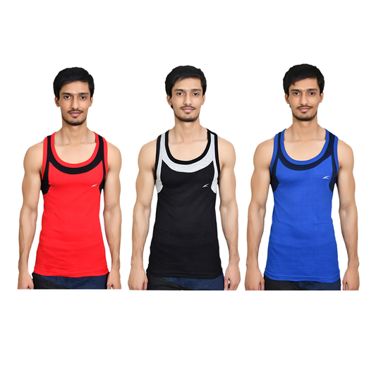 Blaze Men's Gym Vests - Pack of 3