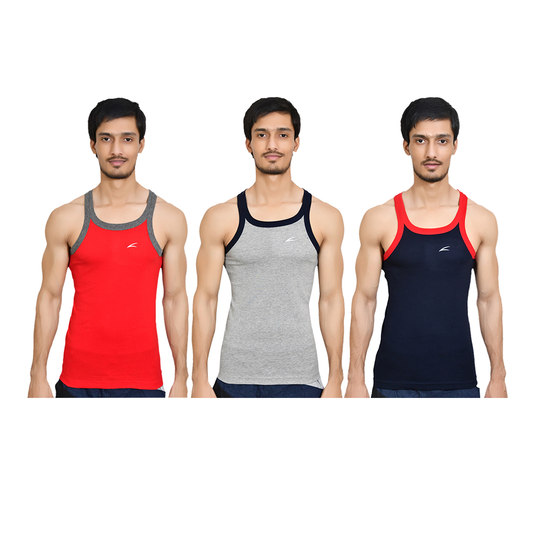 Akrobat Men's Gym Vests - Pack of 3