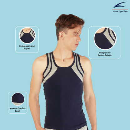 Prime Men's Gym Vests - Pack of 3